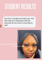 The ULTIMATE Lash Lifting Map Guide Lizzy Lash