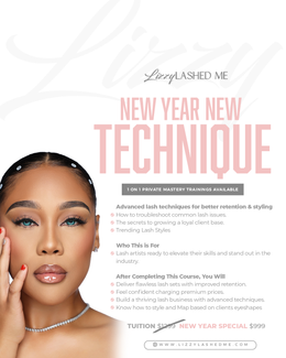 NEW YEAR, NEW TECHNIQUE | 1on 1 Hands On - Private Masterclass Lizzy Lash