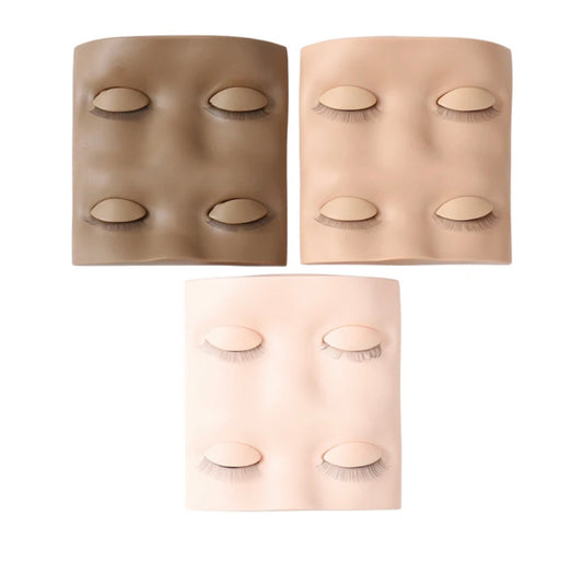 Silicone Mannequin Face With Removable Eyelids (8336327704805)